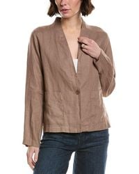 Eileen Fisher - Petite Button Jacket - Lyst