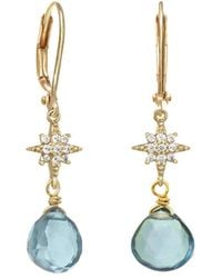 Rachel Reinhardt Jewelry - Quartz Cz London Star Dangle Earrings - Lyst