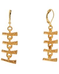 Kenneth Jay Lane - 22k Plated Dangle Earrings - Lyst