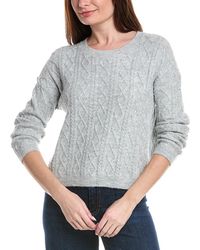 Cece - Cable Stitch Sweater - Lyst