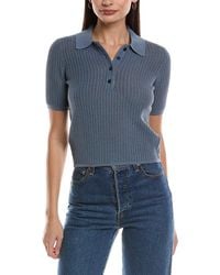 Rag & Bone - Vivi Knit Polo Shirt - Lyst