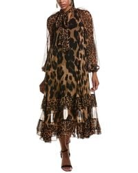 Diane von Furstenberg - Nadine Silk Chiffon Midi Dress - Lyst