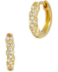 Savvy Cie - Cz Hoops - Lyst