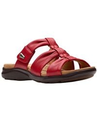 Clarks - Kitly Slide Leather Sandal - Lyst