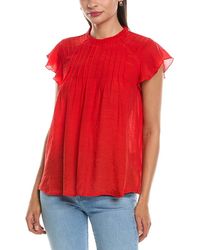 Nanette Lepore - Ruffle Sleeve Blouse - Lyst