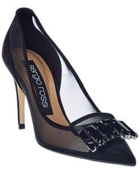Womens Heels Sergio Rossi Heels Save 51% Sergio Rossi Suede Shoes in Black 