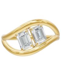 Lab Grown Diamonds - 18K Plated 1.14 Ct. Tw. Lab-Grown Diamond Ring - Lyst