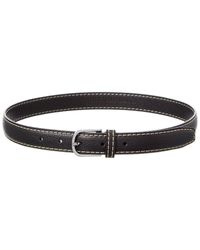 TOTEME - Stitch Detail Leather Belt - Lyst