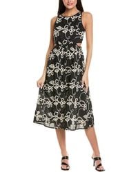 Sam Edelman - Rope Embroidered Midi Dress - Lyst