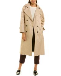 Peserico Double-breasted Trench Coat - Natural