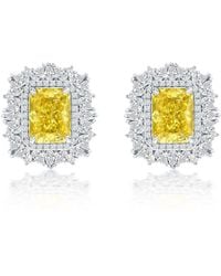 Suzy Levian CZ Jewelry - Suzy Levian Gala Collection Cz Stud Earrings - Lyst