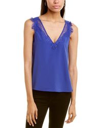 French Connection Chioman Light Lace Top - Blue