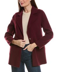tyler boe - Shannon Wool-Blend Car Coat - Lyst