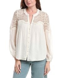 Vince Camuto - Button Front Blouse - Lyst