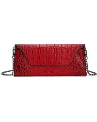 Tiffany & Fred - Paris Embossed Leather Clutch - Lyst