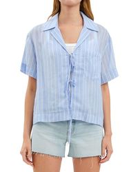 Daze Denim - Buttercup Tie Front Shirt - Lyst