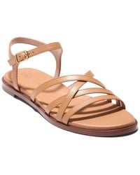 Cole Haan - Flynn Strappy Leather Sandal - Lyst