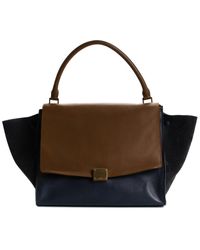 Celine - Leather Trapeze Bag (Authentic Pre-Owned) - Lyst