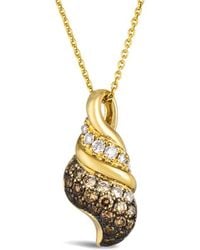 Le Vian - Le Vian Sea World 14K 0.50 Ct. Tw. Diamond Pendant Necklace - Lyst