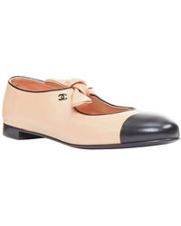 CHANEL - Leather Ribbon Flat (Authentic Pre-Loved) - Lyst