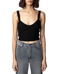 Zadig & Voltaire - Wool & Cashmere Bettina Top - Lyst