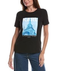 KARL LAGERFELD - Eiffel Tower T-Shirt - Lyst