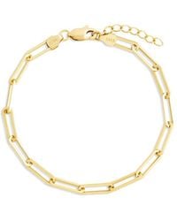 Sterling Forever - Paperclip Chain Bracelet - Lyst