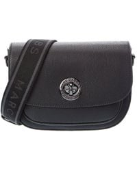 Marc Jacobs - Dtm Signet Turnlock Leather Saddle Bag - Lyst