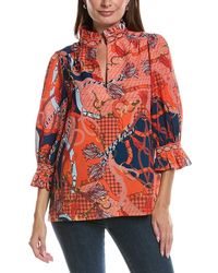 Gretchen Scott - Ruffle Neck Tunic - Lyst