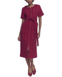 Boden - Petite Ruth Zip Texture Dress - Lyst