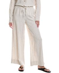 Z Supply - Henri Striped Linen-Blend Wide Leg Pant - Lyst
