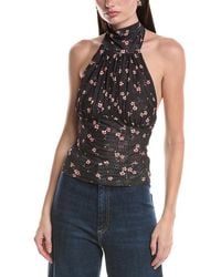 AFRM - Lune Tie Neck Open Back Top - Lyst