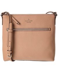 Kate Spade - Jackson Top Zip Leather Crossbody - Lyst