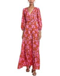Vince Camuto - Short Sleeve Maxi Dress - Lyst