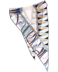 Ferragamo - Butterflies Print Silk Scarf - Lyst