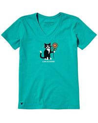 Life Is Good. - Crusher V-Neck T-Shirt - Lyst