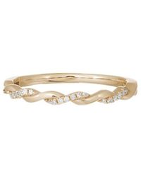 Diamond Select Cuts - 14K Diamond Stacking Ring 0.06 Ct - Lyst