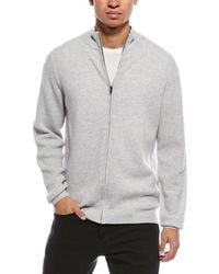 Brodie Cashmere - Moss Stitch Wool & Cashmere-Blend Bomber Jacket - Lyst