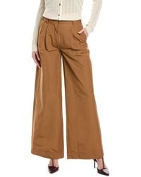 Jonathan Simkhai - Leroy Pleated Wide Leg Pant - Lyst