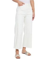 Lyssé - Noah Hi Waist Crop Fringe Jean - Lyst