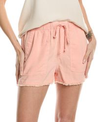 Bella Dahl - Frayed Hem Pocket Short - Lyst