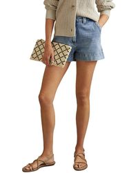 Reiss - Olivia Denim Short - Lyst