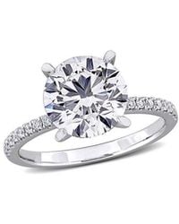 Lab Grown Diamonds - Created Forever 14K 2.96 Ct. Tw. Lab-Grown Diamond Solitaire Ring - Lyst