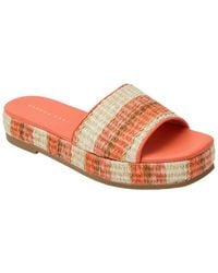 Jack Rogers - Bay Flatform Raffia Sandal - Lyst