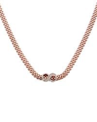 Meshmerise - 18K 0.06 Ct. Tw. Diamond Necklace - Lyst