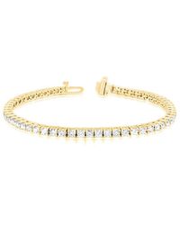 Diana M. Jewels - Diana M. Fine Jewelry 14K 4.00 Ct. Tw. Lab Grown Diamond Tennis Bracelet - Lyst