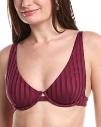 Vitamin A - Rossi Halter Underwire Bikini Top - Lyst