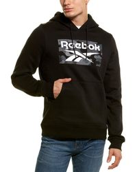 gym wear Reebok Mens FM Hoody sweatshirt BNWT hoodie with pockets long sleeved 