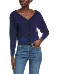 Brodie Cashmere - Dropped-Shoulder Wool & Cashmere-Blend Cardigan - Lyst