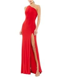 Mac Duggal - Jersey One-Shoulder Draped Back Gown - Lyst